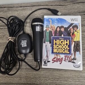 High School Musical: Sing It Bundle with Microphone - Nintendo Wii